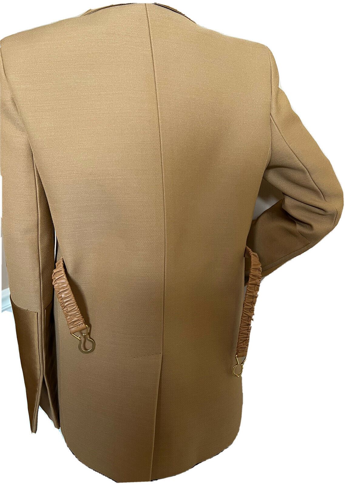 СЗТ 2880 долларов США Bottega Veneta Женский однобортный жакет светло-коричневого/карамельного цвета 38 США