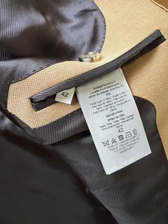 Neu mit Etikett: 2.880 $ Bottega Veneta Damen-Einreiherjacke in Kamel/Karamell, 42 US