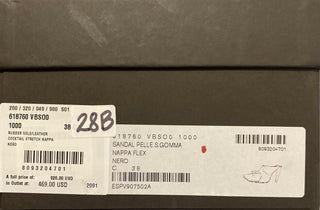 NIB $920 Bottega Veneta Leather Mules with High Vamp Black Shoes 8 US 618760 IT
