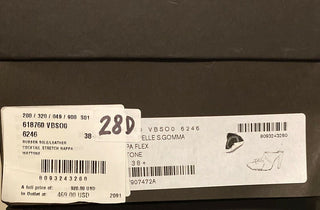 NIB $ 920 Bottega Veneta Ledermules mit hohem Vamp Orange Schuhe 8 US 618760 IT 