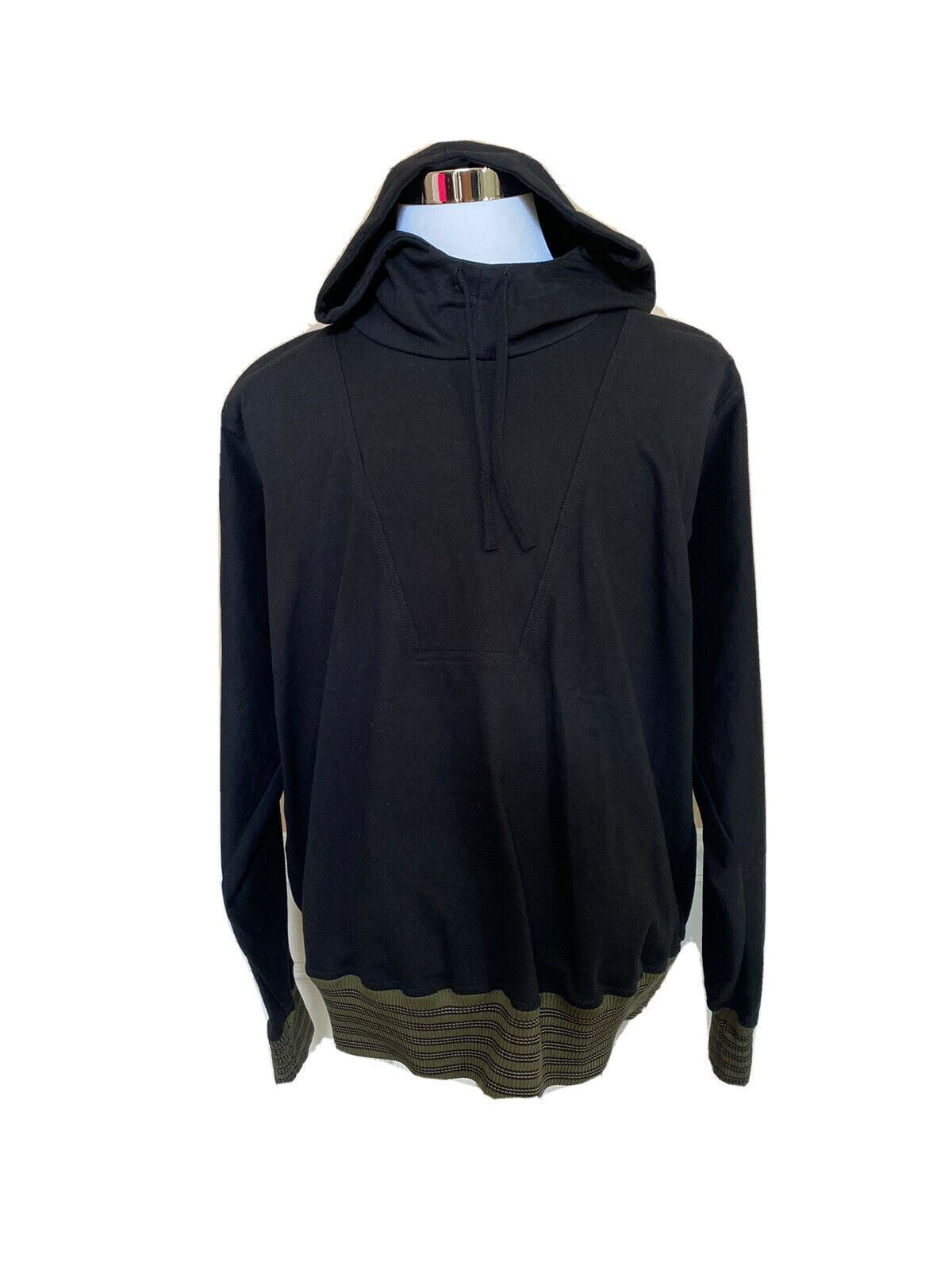 NWT $850 Bottega Veneta Sweater with Hoodie Black 48 US (58 Eu) 567154