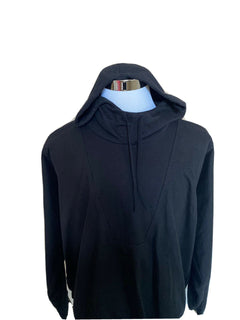 NWT 850 $ Bottega Veneta Pullover mit Kapuze Schwarz 48 US (58 Eu) 567154 
