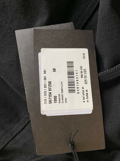 NWT 850 $ Bottega Veneta Pullover mit Kapuze Schwarz 48 US (58 Eu) 567154 