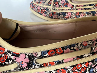 Neue Gucci GG Herren Liberty Floral Bootsschuhe 9,5 US (Gucci 9) 547641 