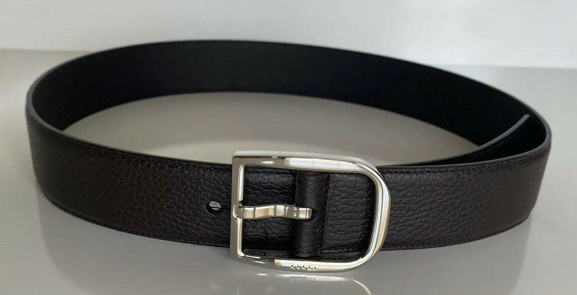 NWT Gucci Men's Dollar Calf Leather Belt Brown 85/34 Made in Italy 449716