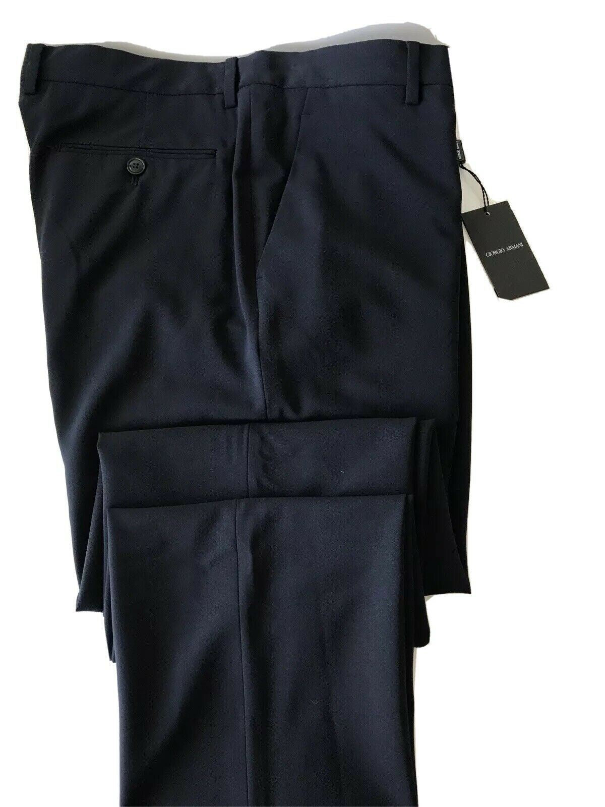 Neu mit Etikett: 975 $ Giorgio Armani Wollanzughose für Herren, Größe 38 US VSP040 – kleiner Schnitt