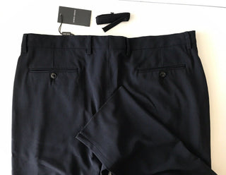 Neu mit Etikett: 975 $ Giorgio Armani Wollanzughose für Herren, Größe 38 US VSP040 – kleiner Schnitt