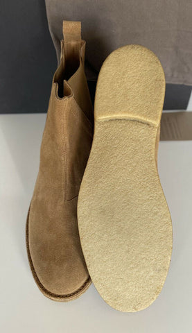 NIB $820 Bottega Veneta Brown Calf Suede Ankle Boots 11 US (44 Euro) 312345