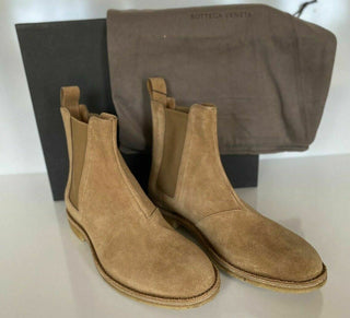 NIB 820 $ Bottega Veneta braune Kalbsleder-Stiefeletten 9 US (42 Euro) 312345 IT 