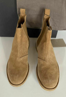NIB 820 $ Bottega Veneta braune Kalbsleder-Stiefeletten 9 US (42 Euro) 312345 IT 