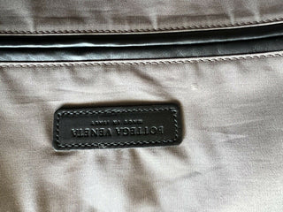 NWT 3200 $ Bottega Veneta Leder Intrecciato Schwarze Aktentasche Italien 577537 