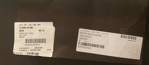 NIB $ 820 Bottega Veneta Kalbsveloursleder Schiefergraue Stiefeletten 10,5 US (43,5) 312345 