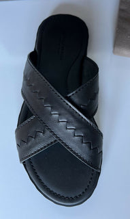 NIB $ 580 Bottega Veneta Herren-Sandalen aus Tennis-Kalbsleder 7 US (40 Euro) 562342 