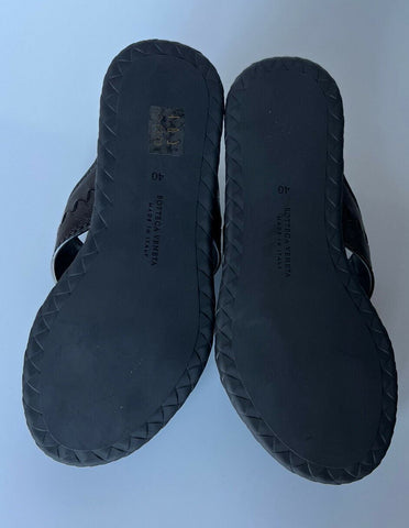 NIB $580 Bottega Veneta Men's Tennis Calf Leather Sandals 7 US (40 Euro) 562342