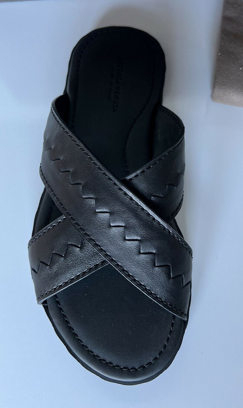NIB $580 Bottega Veneta Men's Tennis Calf Leather Sandals 8 US (41 Euro) 562342