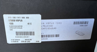 NIB $740 Bottega Veneta Douglas Intrecciato Leder Schwarze Schuhe 8 US 578309 