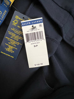 Neu mit Etikett: 148 $ Polo Ralph Lauren Herren-Freizeithose „Pocket Aviator Navy“, Größe S