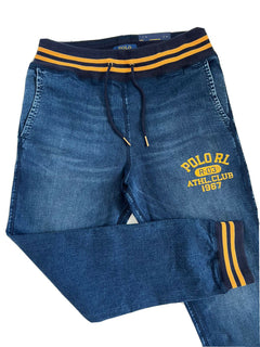 Neu mit Etikett: 168 $ Polo Ralph Lauren Blaue Freizeithose für Herren, Größe M