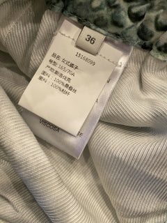 Neu mit Etikett: 585 $ Balmain Damen-Shorts in Kaki mit Schlangenmuster, Größe 36 (M)