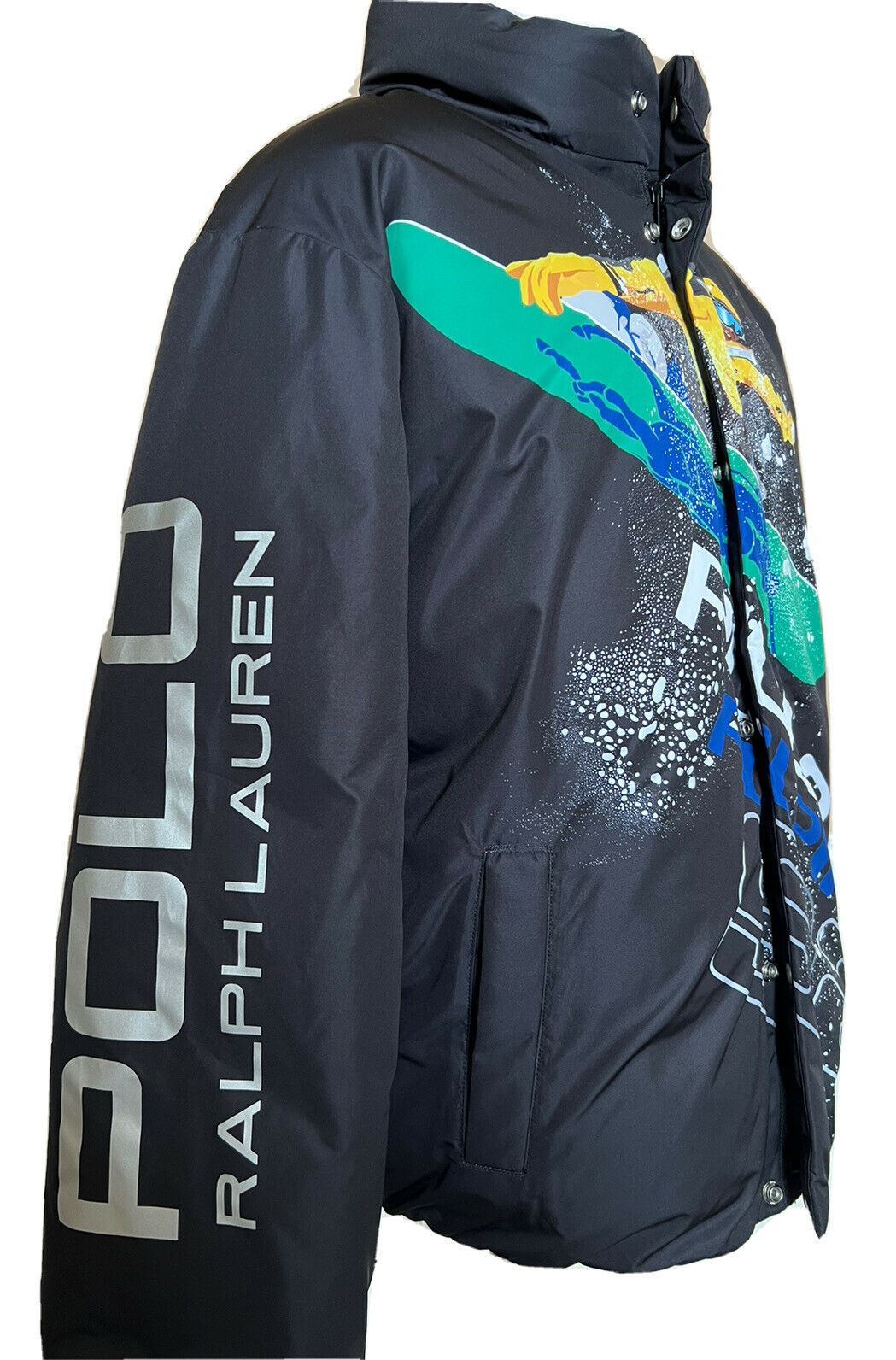 NWT $498 Polo Ralph Lauren Alpine Men's Black Parka Jacket Large