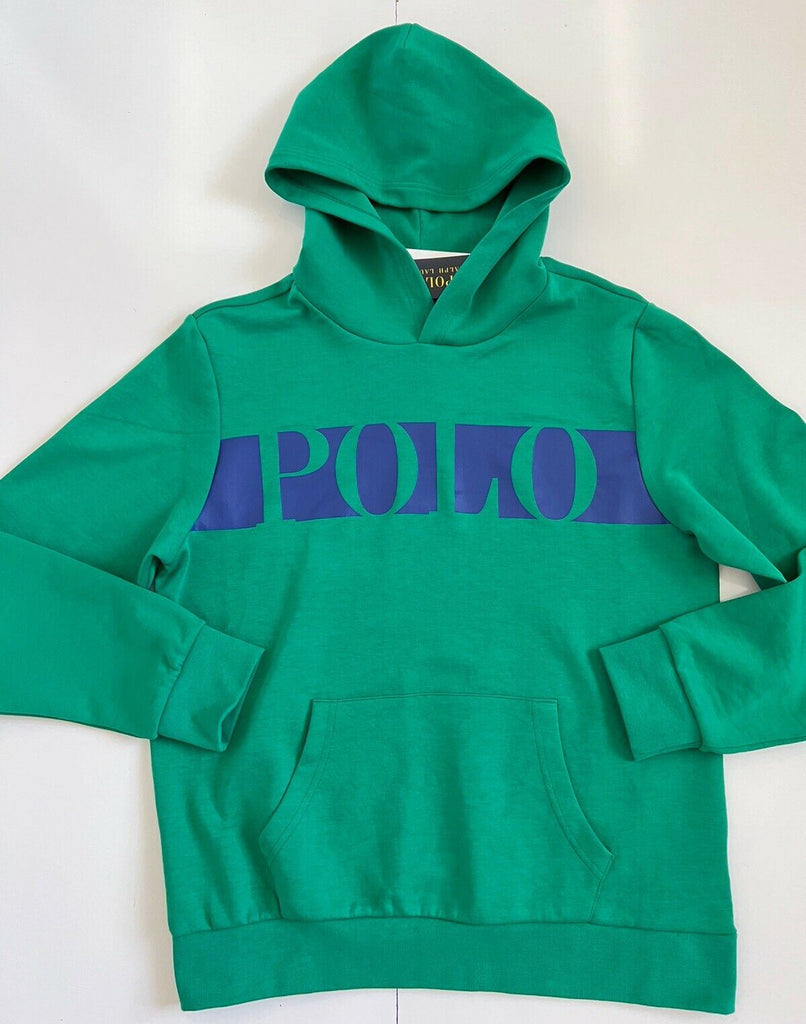 Neu mit Etikett: Polo Ralph Lauren Langarm-Sweatshirt für Jungen mit Kapuze, Grün, XL (18–20) 
