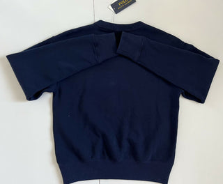 Neu mit Etikett: 148 $ Polo Ralph Lauren Damen-Sweatshirt „Bear“ in Marineblau XS