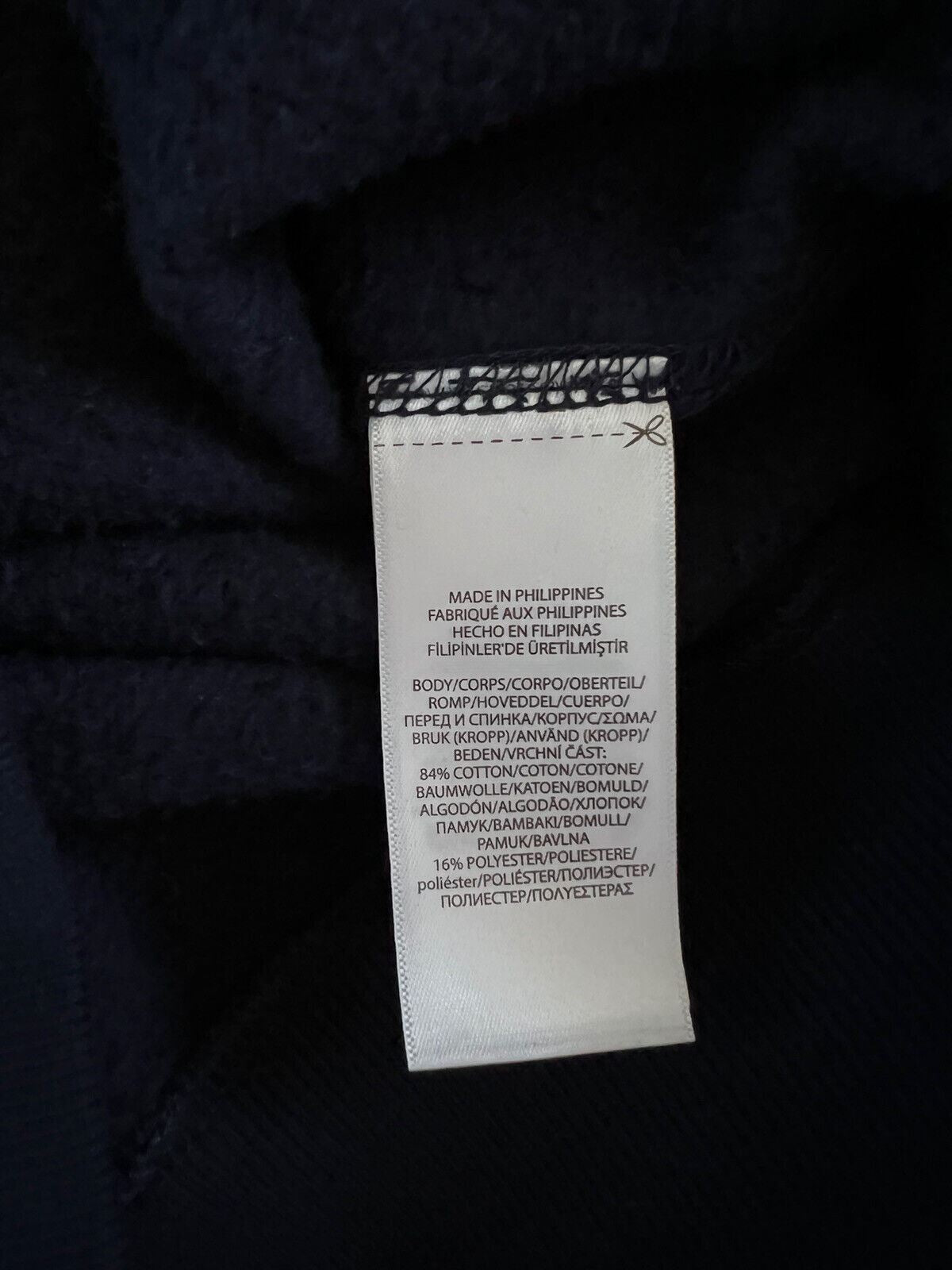 Neu mit Etikett: 148 $ Polo Ralph Lauren Damen-Sweatshirt „Bear“ in Marineblau XS