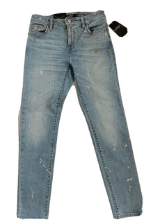 Neu mit Etikett: 99,95 $ Lauren Ralph Lauren Skinny Leg Blue Jeans Größe 4 (27 Taille) 