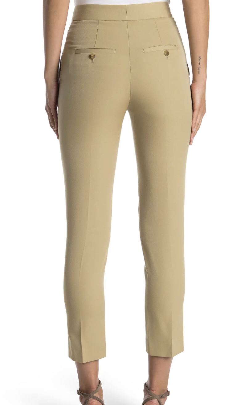 NWT Burberry Women's Honey Wool Trousers Pants  6 US