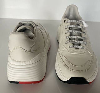 NIB 850 $ Bottega Veneta Damen-Sneakers aus weißem Kalbsleder 10,5 (40,5) 565655 