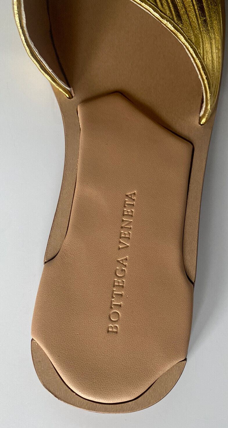 Женские кожаные сандалии без шнуровки Bottega Veneta 620 долларов США 9,5 США 39,5 578409 