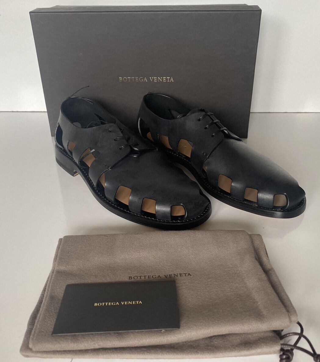 NIB $890 Bottega Veneta Men's Derby Leather Shoes Cut-out Details 9 US 574829