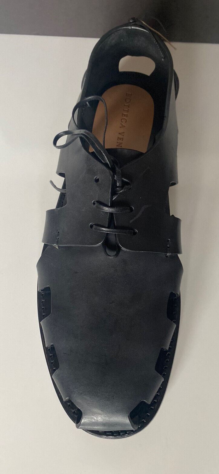 NIB $890 Bottega Veneta Men's Derby Leather Shoes Cut-out Details 12 US 574829
