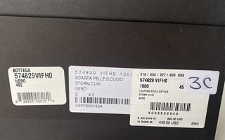 NIB 890 $ Bottega Veneta Herren-Derby-Lederschuhe, Ausschnittdetails 12 US 574829 