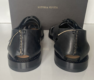 NIB 890 $ Bottega Veneta Herren-Derby-Lederschuhe, Ausschnittdetails 12 US 574829 