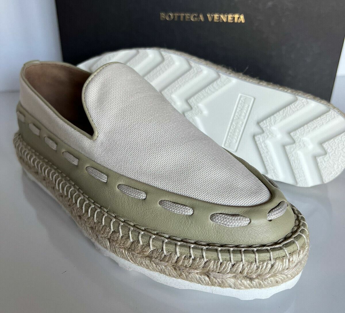 NIB $620 Bottega Veneta Women's Slip-on Espadrilles Shoes 11 US (41 Euro) 578386