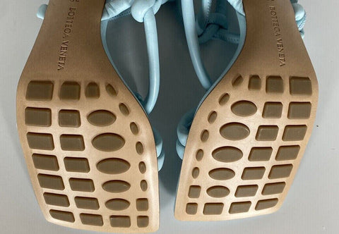NIB $870 Bottega Veneta Leather Napa Dream High Vamp Topaz Shoes 7.5 US 592033