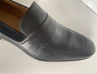 NIB Gucci Herren-Lederkleidschuhe Schwarz 11 US (Gucci 10) Hergestellt in Italien 