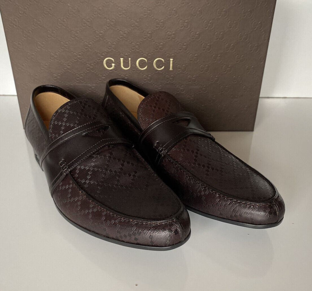 NIB Gucci Men's Diamante Leather Loafers Shoes Brown 9.5 US (Gucci 8.5 – BAYSUPERSTORE NIB Gucci Men's Diamante Leather Loafers Shoes Brown 9.5 US (Gucci 8.5 – BAYSUPERSTORE
