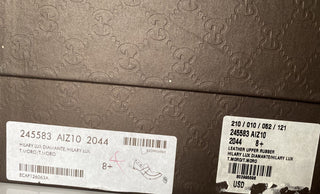 NIB Gucci Herren Diamante Leder Loafers Schuhe Braun 9,5 US (Gucci 8,5) 245583 