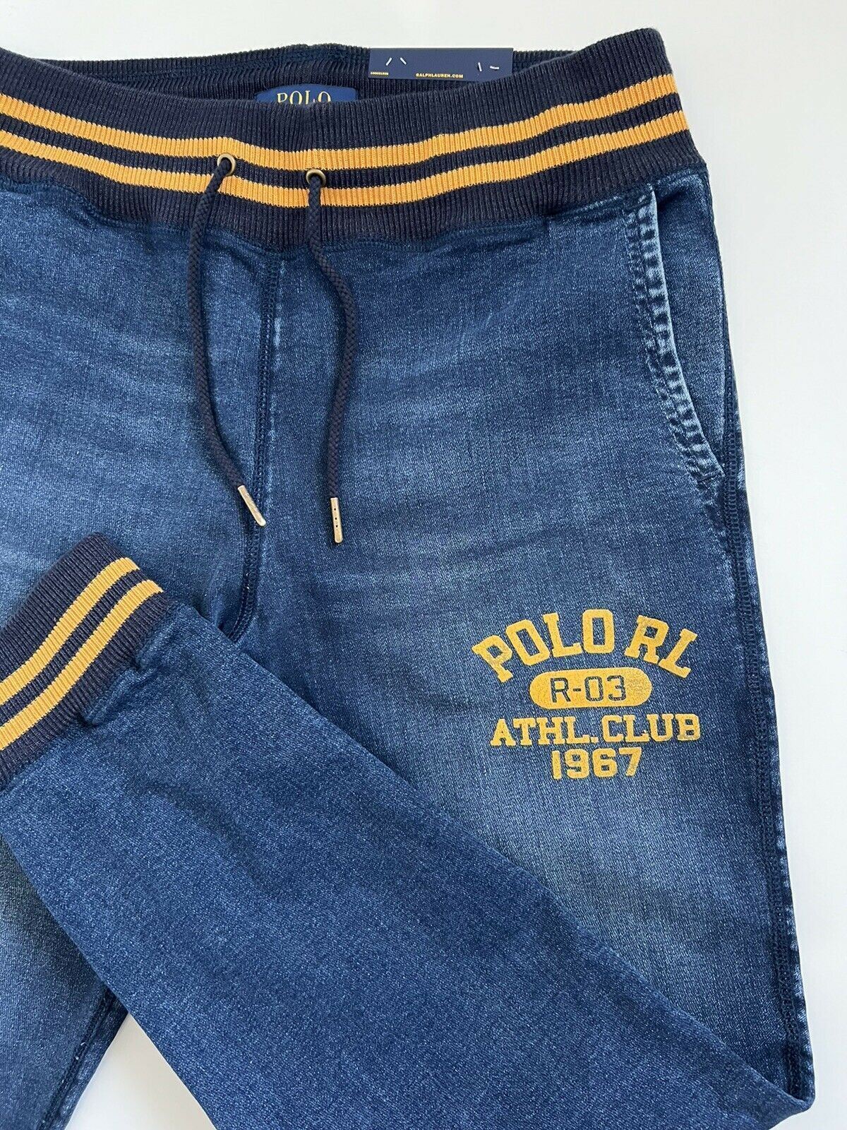 NWT $168 Polo Ralph Lauren Men's Blue Casual Pants Large
