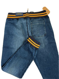 Neu mit Etikett: 168 $ Polo Ralph Lauren Herren-Freizeithose in Blau, Größe L 
