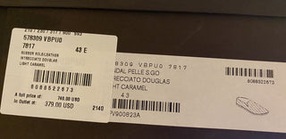 NIB $ 740 Bottega Veneta Intercciato Leder Driver Karamell Schuhe 10 US 578309 