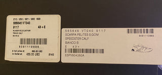 NIB $ 850 Bottega Veneta Herren-Sneakers aus weißem Kalbsleder 10,5 US 565646 9117 