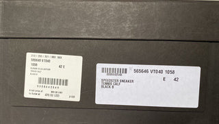 NIB $ 850 Bottega Veneta Herren-Sneakers aus schwarzem Kalbsleder 9 US (42 Eu) 565646 