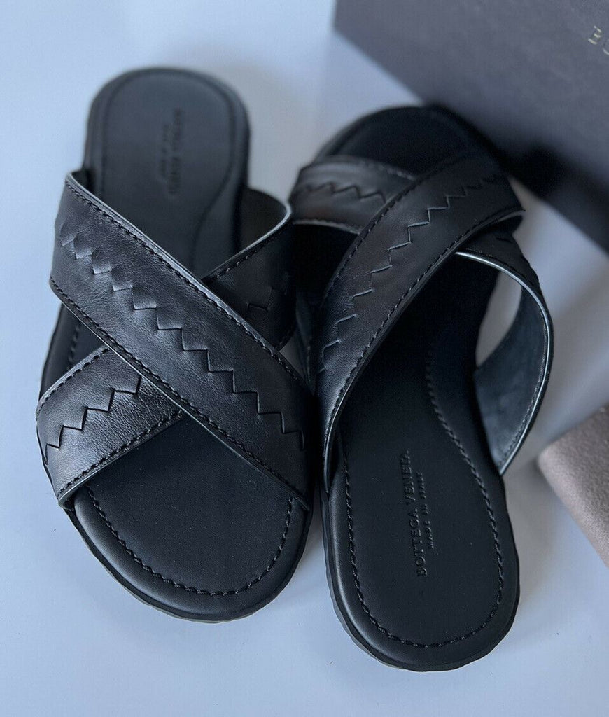 NIB $ 580 Bottega Veneta Herren-Sandalen aus Tennis-Kalbsleder 6 US (39 Euro) 562342 