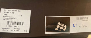 NIB 690 $ Bottega Veneta Herren Intrecciato Sandalen in Schwarz/Weiß 8 US (41) 578264 