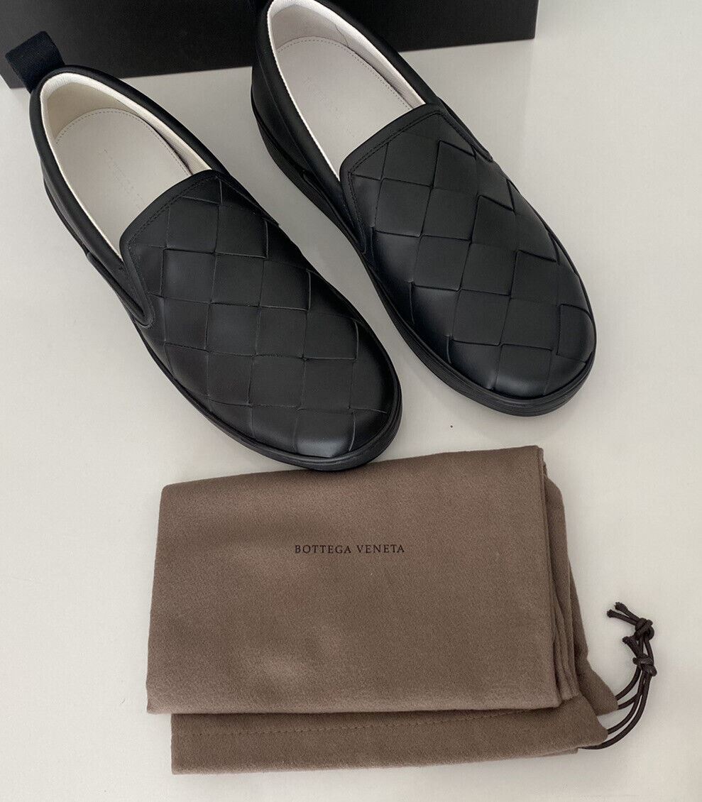 Черные туфли из телячьей кожи Bottega Veneta Intreciato, стоимость 760 долларов США, 10, США, 578303, Италия 