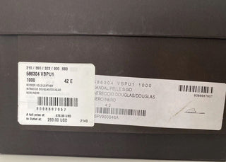 NIB $ 570 Bottega Veneta Herren Douglas Intreciato Ledersandalen 9 US 586304 