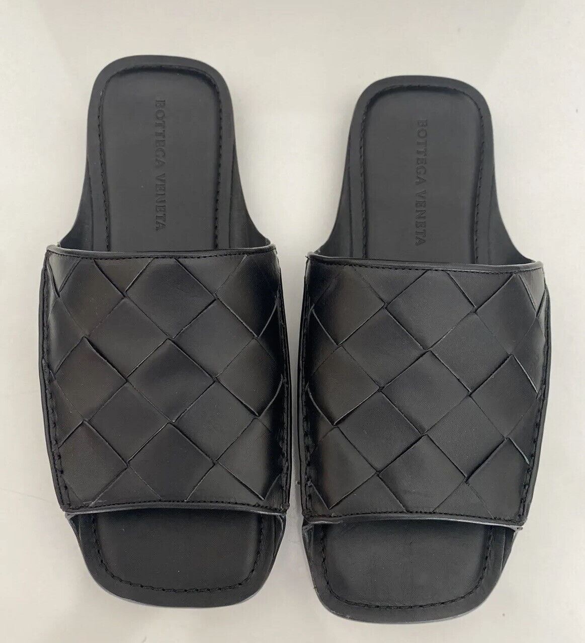 Мужские кожаные сандалии Douglas Intreciato Bottega Veneta 570 долларов США 9, США 586304 